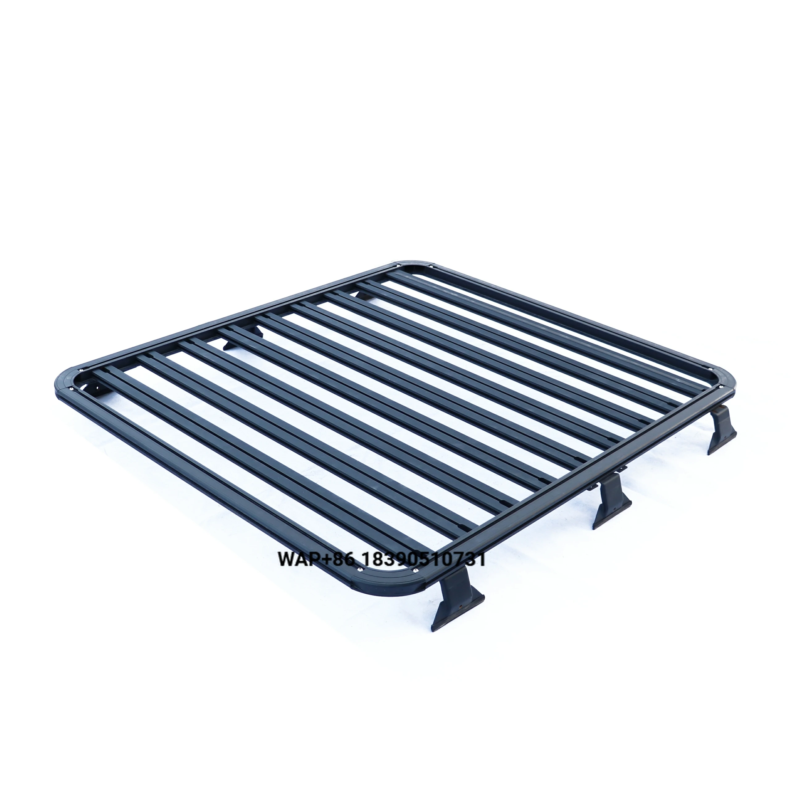 Roof Rack Platform All-Aluminum Build Aluminum Corner Bracket Handrails Cargo Carriers Car Roof Luggage Racks 4X4 Off- Road