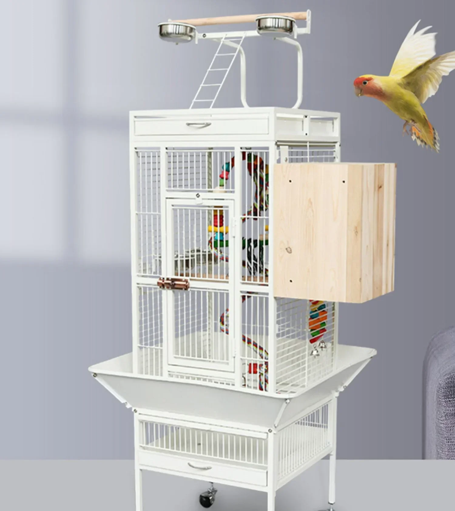 

Luxury large parrot cage, bold villa bird cage, new large villa home breeding cage