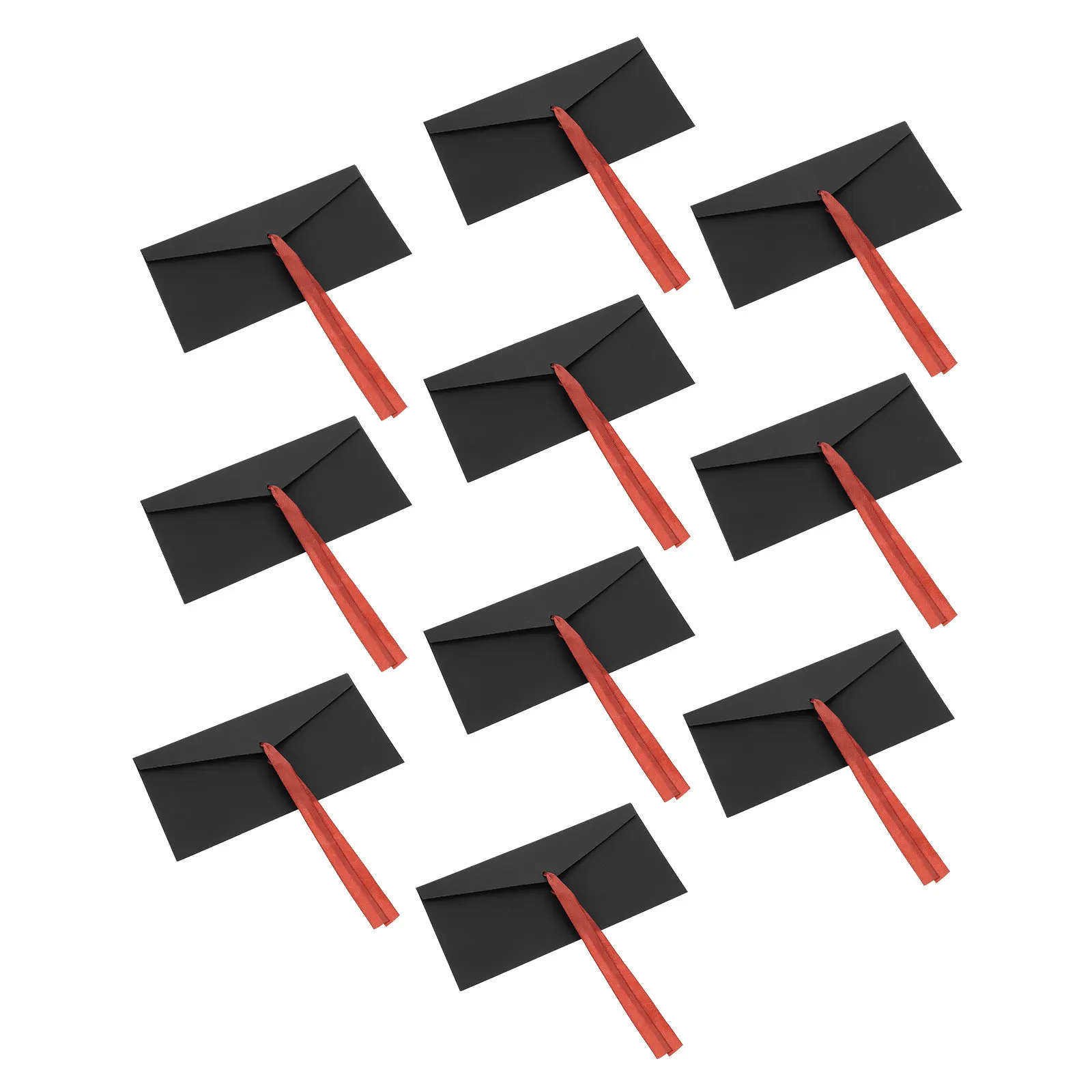 

10 шт. винтажных конвертов из крафт-бумаги с бантом, элегантные текстурированные конверты для свадебных и праздничных открыток, подарочные конверты