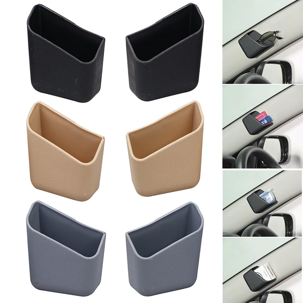 2Pcs Universal Car Auto Accessories Glasses Organizer Storage Box Holder 3 Colors Car Styling Accessories