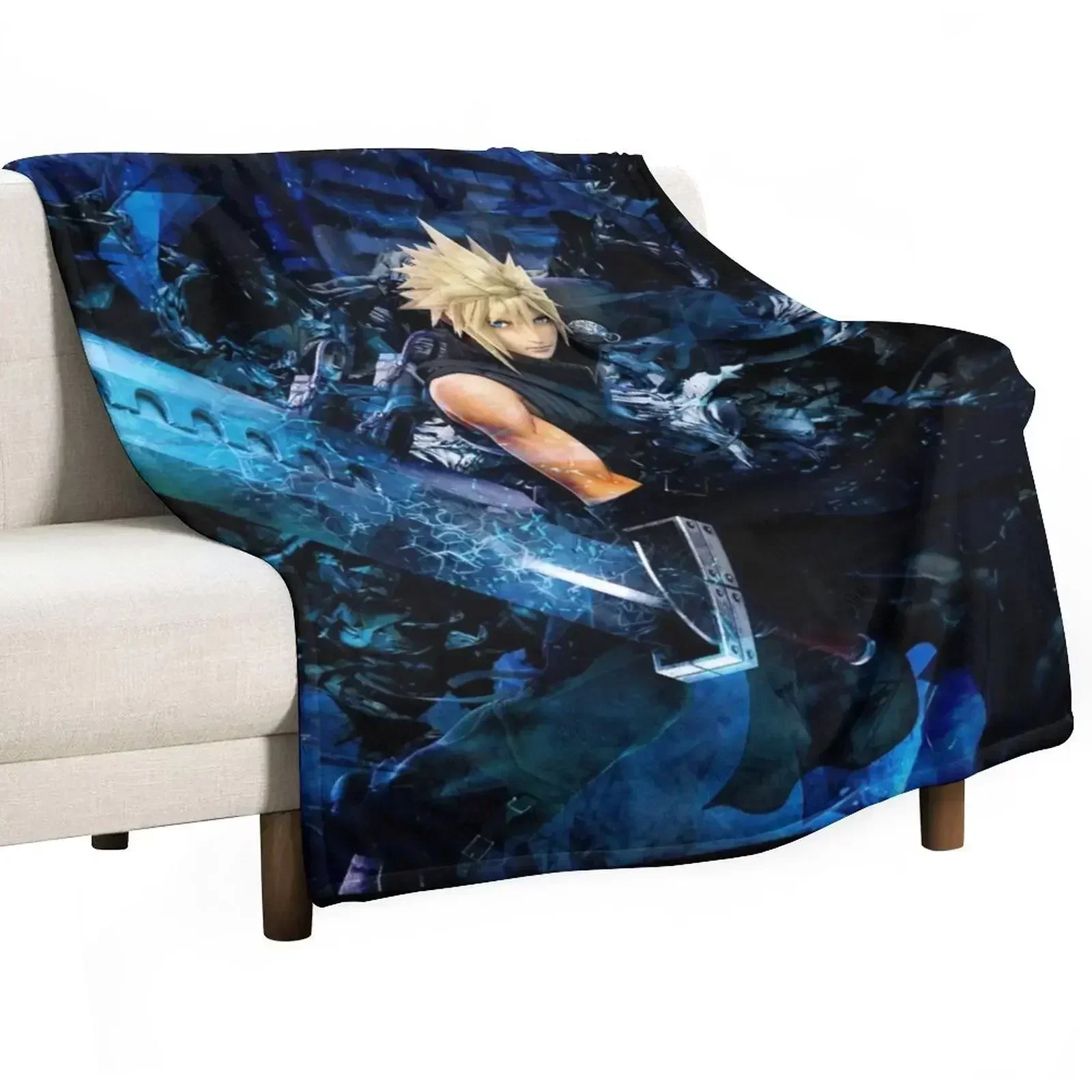 

Big Sword Soldier Throw Blanket Modern Design Soft Blanket for Home Decor