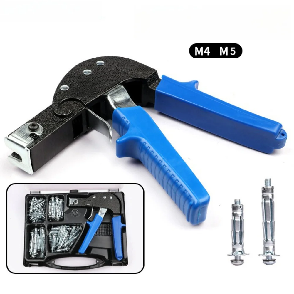 

1 Set Hollow Drive Wall AnchorGun, Hollow Wall AnchorGun, Drywall Fixing Riveting Machine M4/M5 Bolts