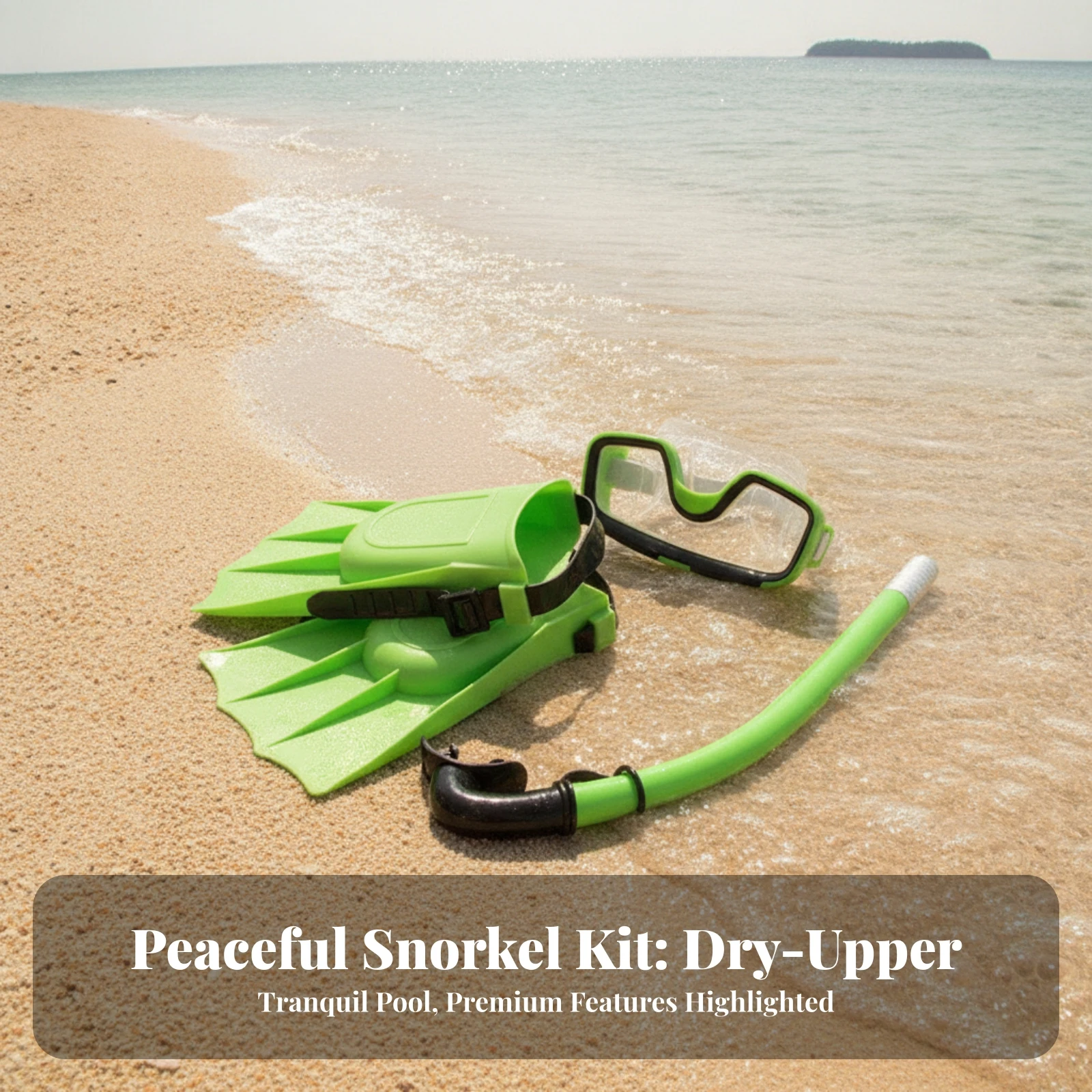 Kids Snorkel Set with Fins Jun - đánh giá và giá Freediving Mask Set