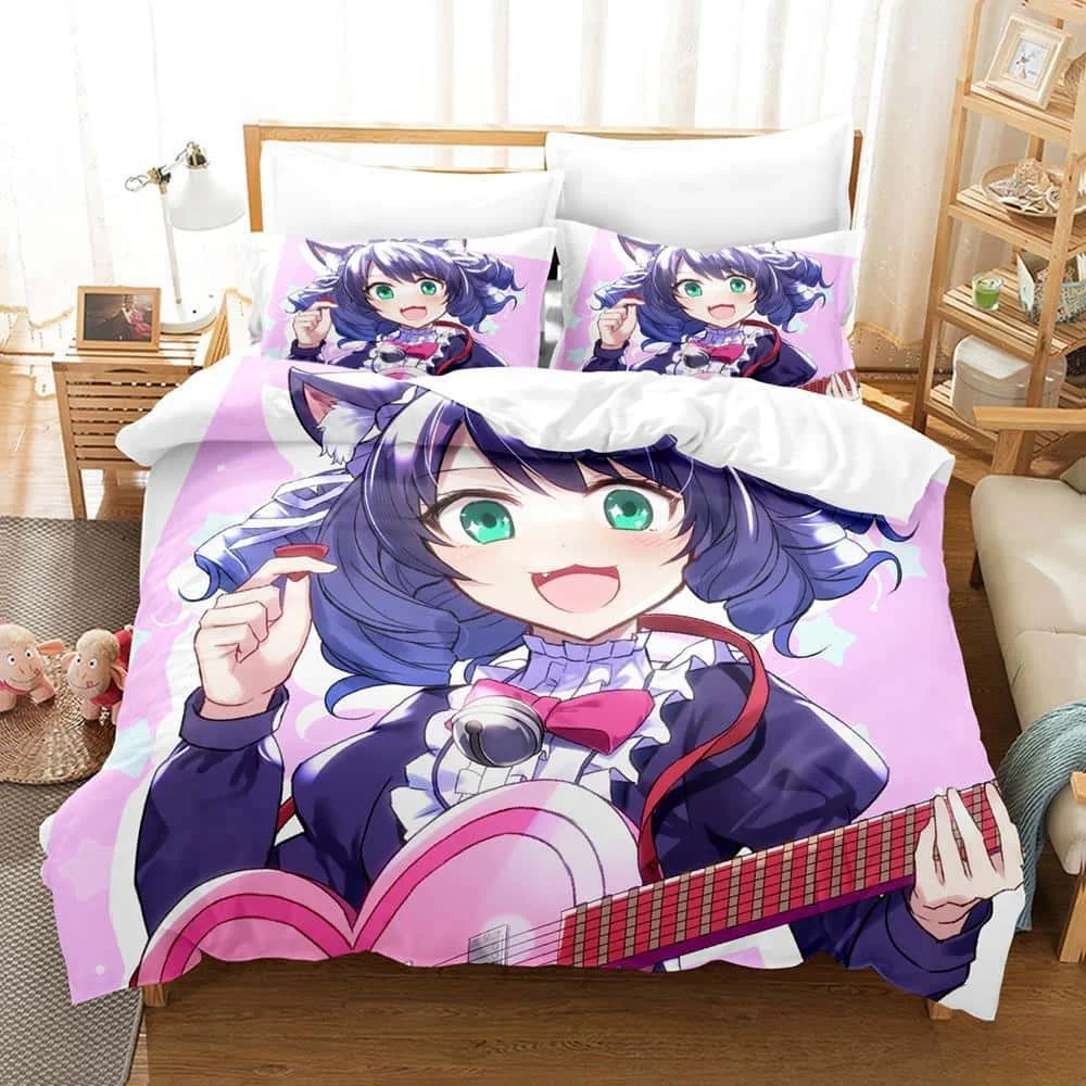 Fashion 3d Print Game Show By Rock! Bedding Set Cartoon Anime three-piece set Adult Kid Bedroom Duvet cover Sets Home Textiles