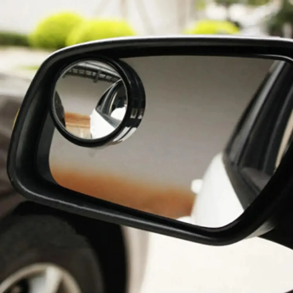 1Pair Adjustable Car Rearview Blind Spot Side Rear View Convex Wide Angle Mirror Car 360° Blindspot Rearview Parking Mirror