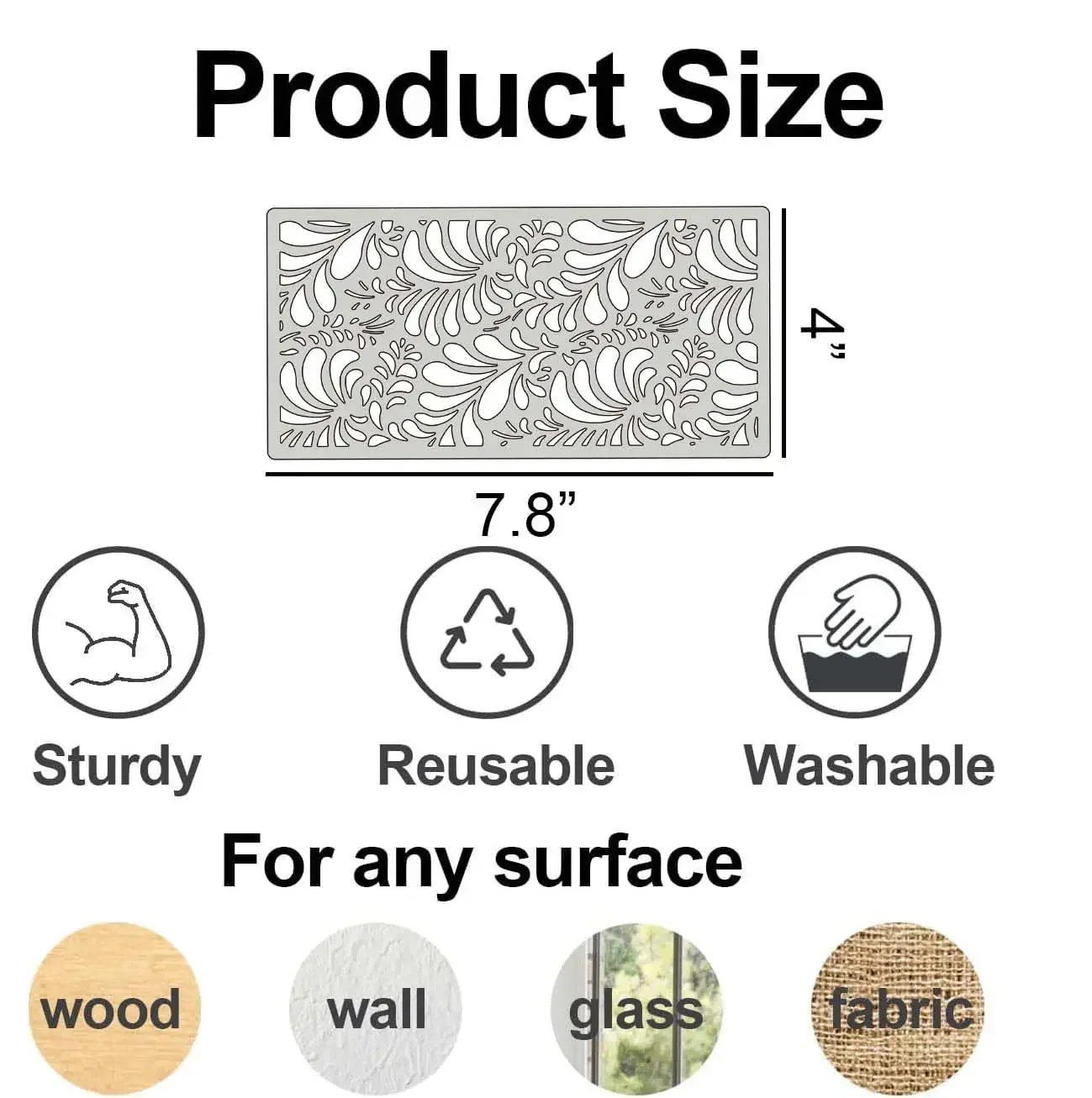 18Pcs/Set 21*10cm Floral Tree Texture DIY Layering Stencils Painting Scrapbook Coloring Embossing Album Decorative Template