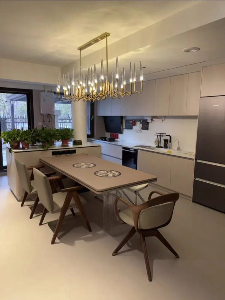 

Modern Luxury Light Led Crystal Chandelier Tree Branch Wedding Decoration Pendant Lamps For Dining Room Bedroom Bar Hanging Lamp