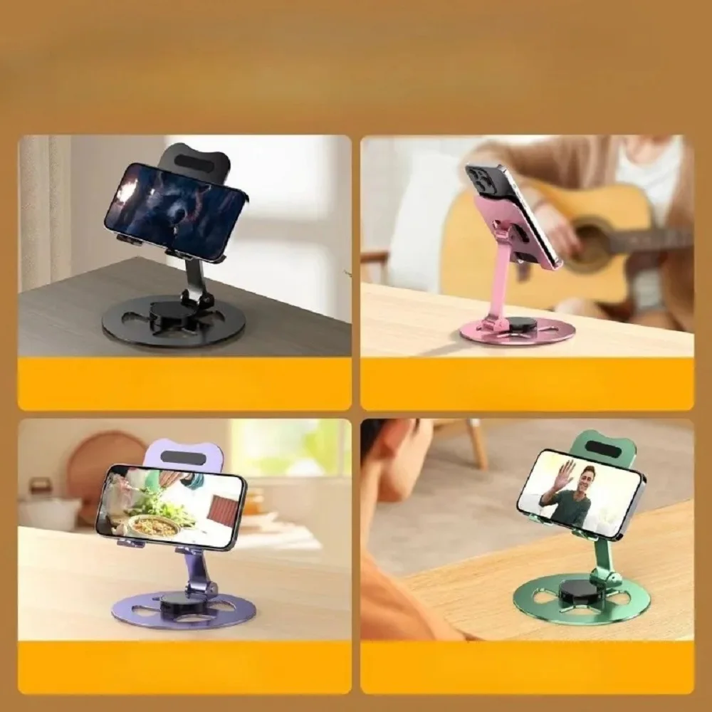 วงเล็บแท็บเล็ตTelescopicชั้นโต๊ะพับวงเล็บหมุนMechanical SoundปรับความสูงสําหรับIPhoneสําหรับIPadแท็บเล็ต