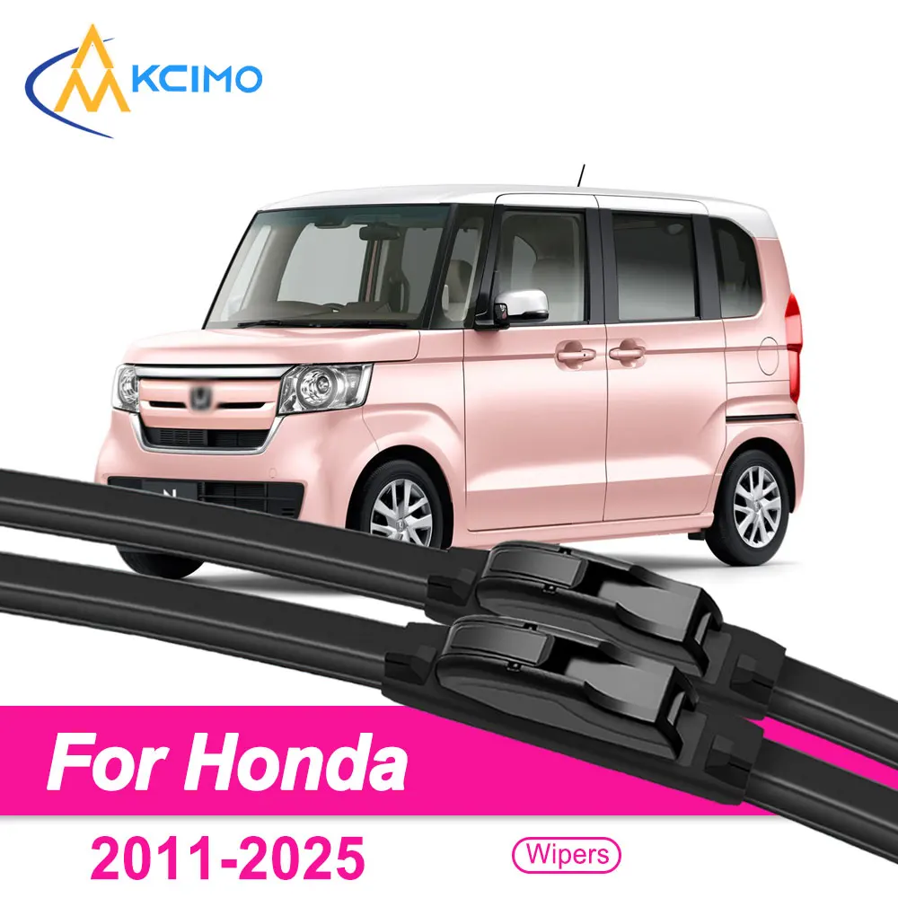 

OEM-Level Wiper Blades for Honda N-Box JF1/2 JF3/4 JF5/6 2011-2025 Silent Beam Windshield Wipers 2PCS All-Season Accessories