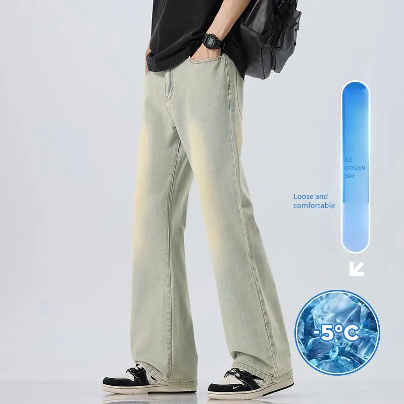 

Мужская одежда Y2k High Street Boys Свободные джинсы Мужские черные тонкие повседневные брюки Брюки Новые брюки Товары для секса Спортивная одежда