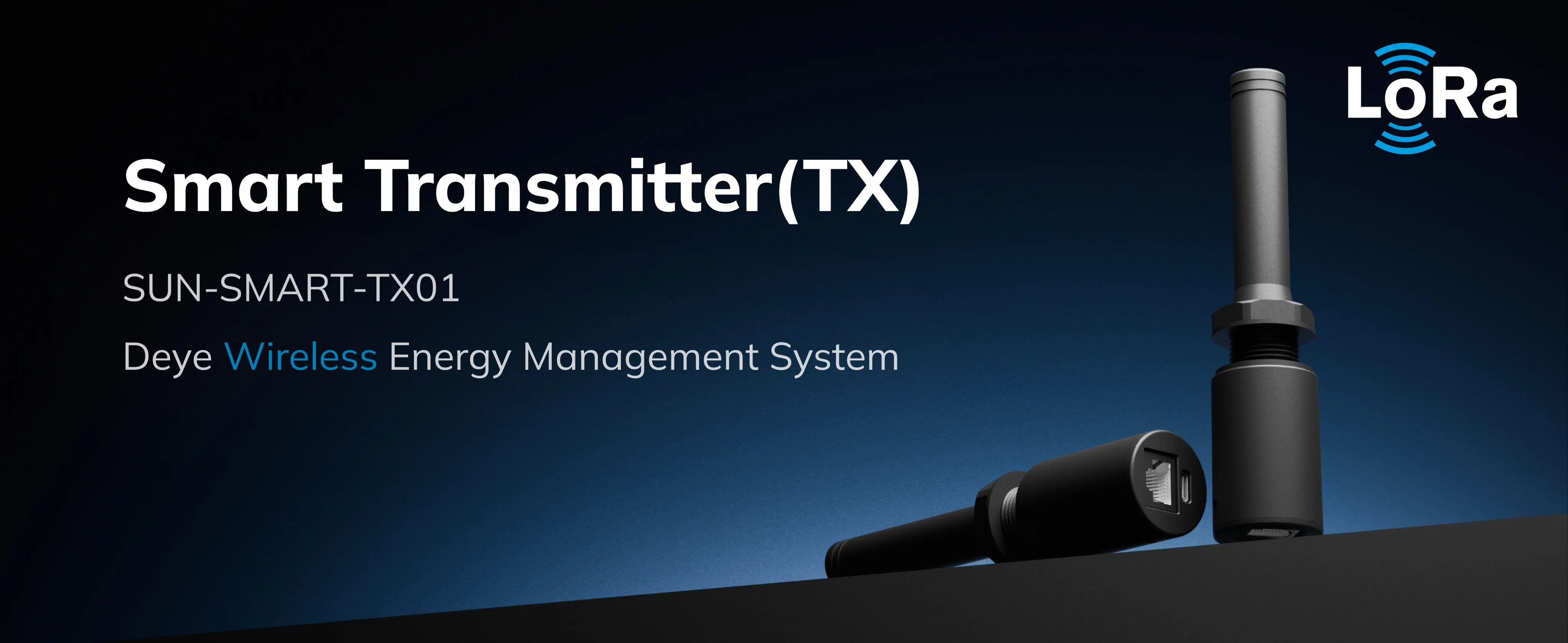 Wireless Management Smart Transmitter Sun-smart-tx01Lora/RS485 Hybrid Inverter Communication Kit