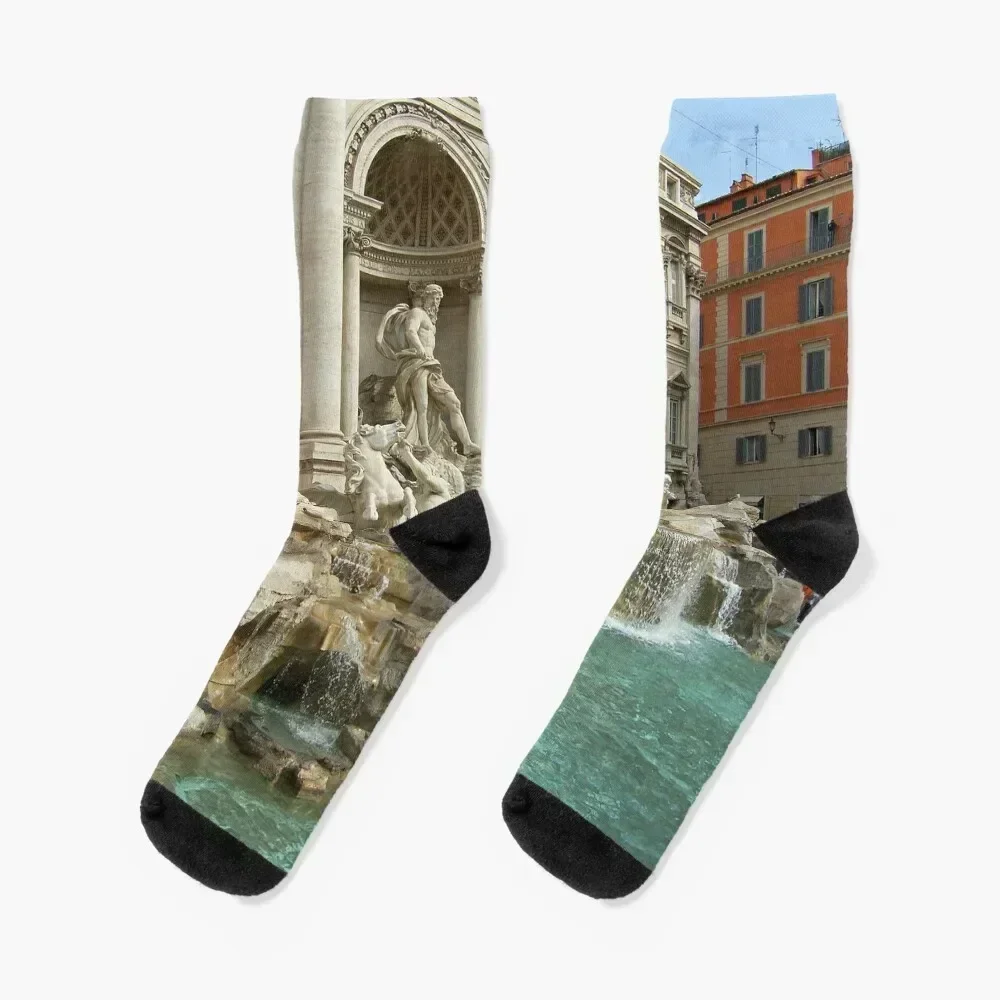 

Trevi Fountain, Rome Socks custom sports men cotton high quality Lots Wholesale Socks Girl Men's