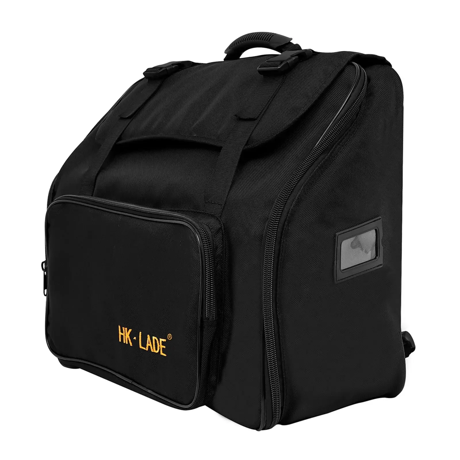 Padded Cotton Interior Waterproof Musical Instrument Case Portable Accordion Gig Bag Adjustable Shoulder Strap for Musicians