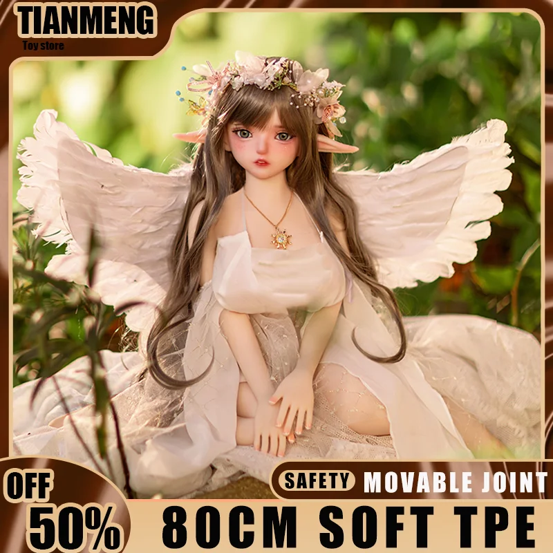 

RENHEYUOU 88CM Elf Ears BJD Doll Mobile Joint Soft Body Room Indoor Collection Model Men's Toy Birthday Gift