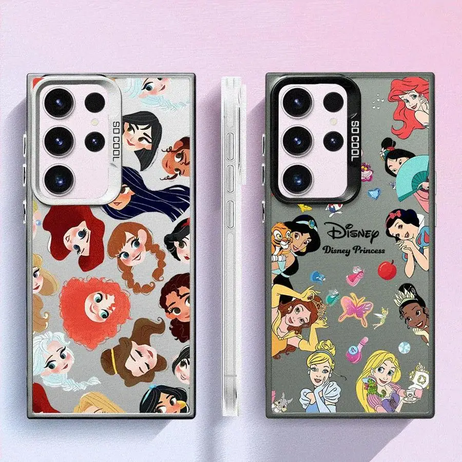 Disney Princess Cute Phone Case for GalaxyNote20 20Ultra S21 S23 S22 S20 S24 Plus S20 S23 S22 S21 S24 S23 Ultra S20 S23 S21 FE