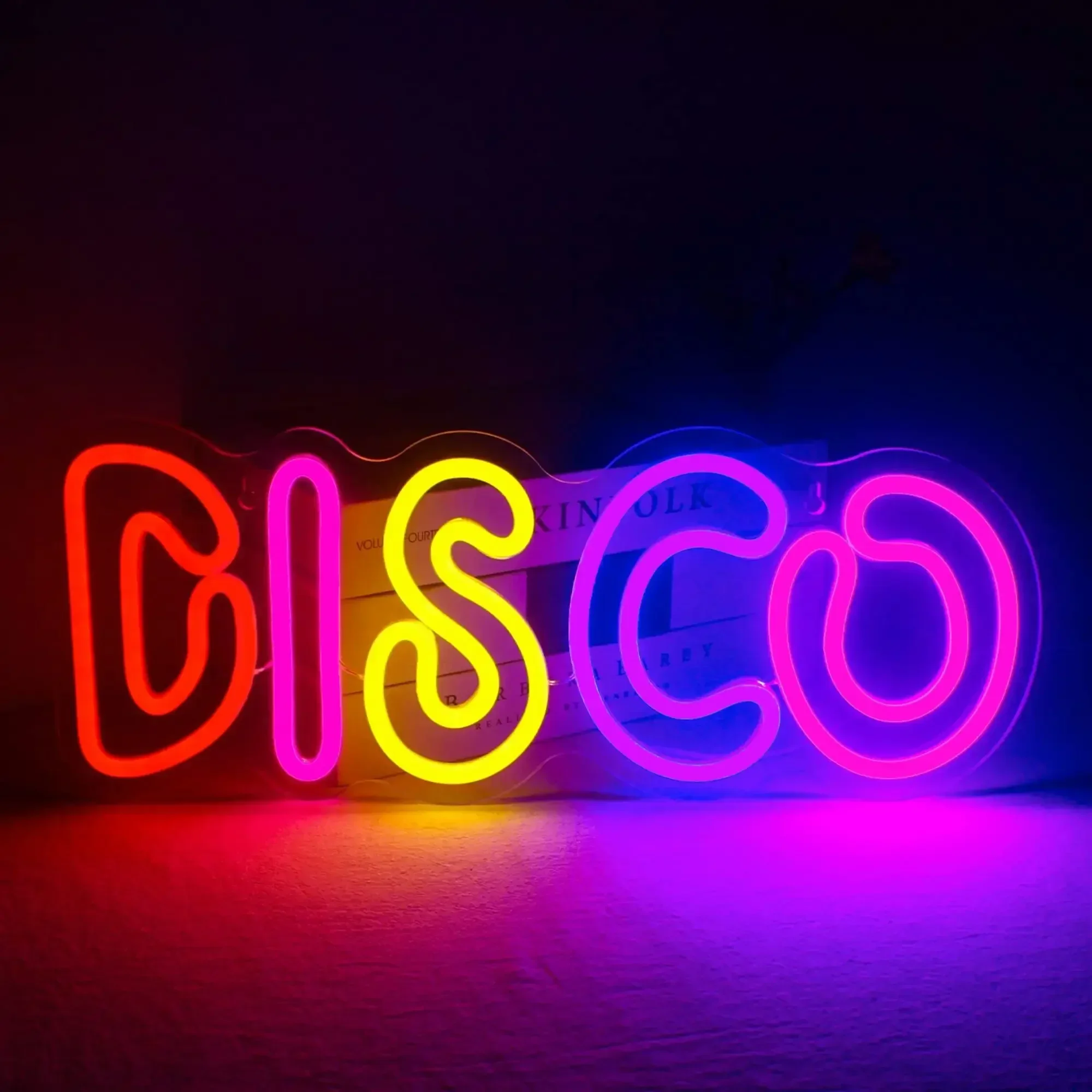 

LED Disco Neon Signs For Wall Decor, USB Neon Light Sign For Disco Bar Music Pub Bedroom Neon Light Birthday Party Decorations
