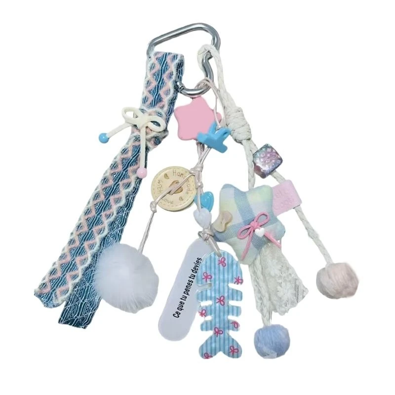 

C1FC Unique And Star Designs Bag Embellishment Key Accessory For Fashionable Bags