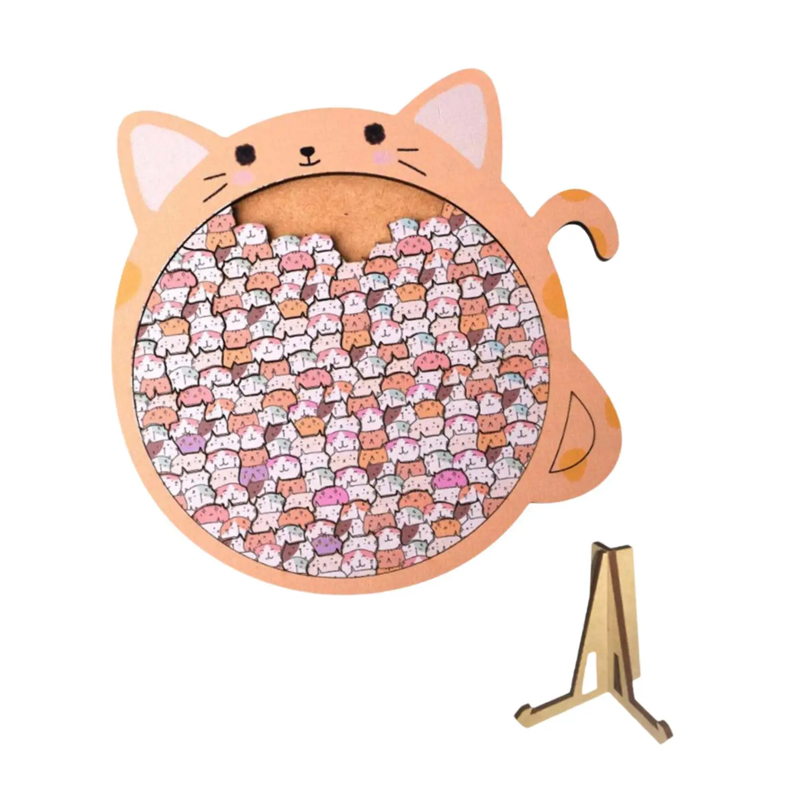 Puzzles en bois pour adultes, à assembler, décoration de salle de loisirs créatifs, jeu familial, puzzle en forme d'animal, créatif pour cadeau d'anniversaire