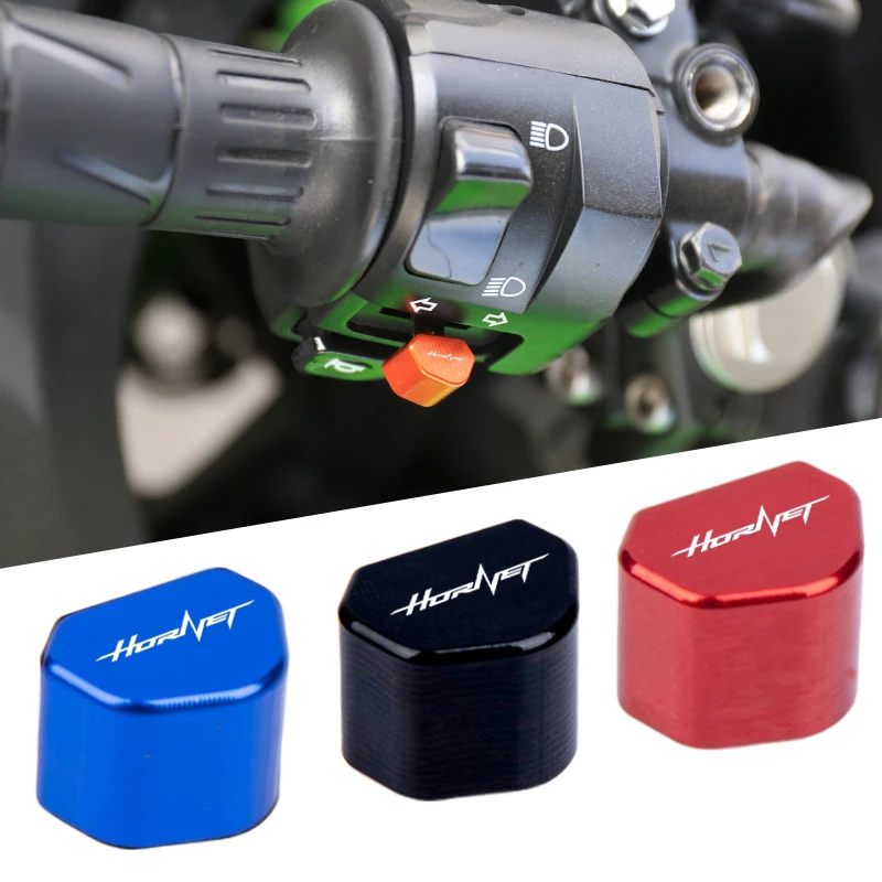 For HONDA CB600F CB600 CB599 CB900F Hornet Accessories Mototcycle Switch Button Turn Signal Switch Key Cap Decoration Cover