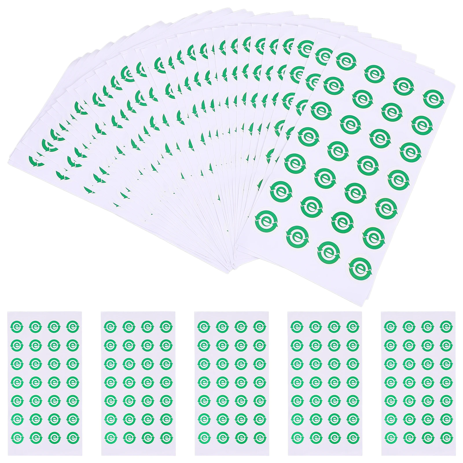 

500 Pcs Environmentally Friendly Label Business Stickers Household Adhesive Desktop Decorative