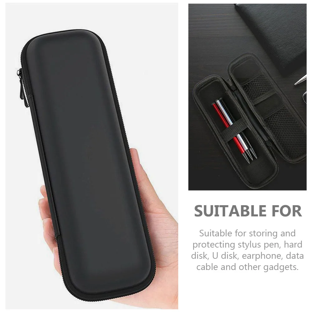 

1Pcs Thick Wear-Resistant Hard Shell Stylus Pen Storage Bag With Storage Mesh