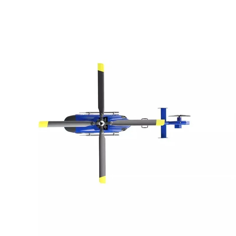 Véritable hélicoptère transfrontalier EC135 C187, modèle télécommandé à quatre canaux, simulation d'hélicoptère armé, avion à hélice unique