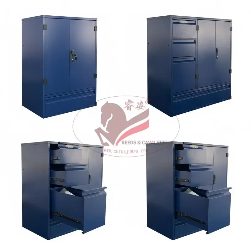 New Upgraded Large Capacity Horse Tack Box Heavy Portable Equestrian Saddle Storage Box Factory Direct