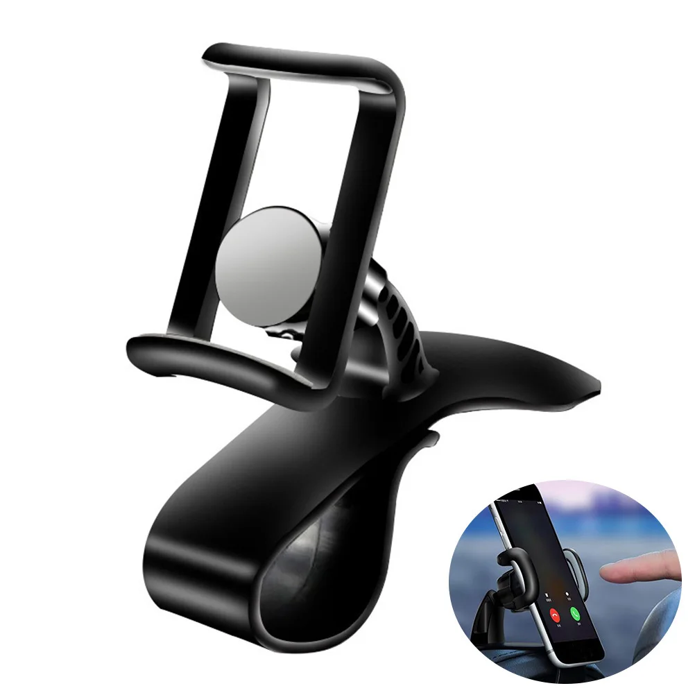 قابل للتعديل حامل هاتف للسيارة المعادن بولي يوريثان منفذ الرياح قوس 360 درجة دوران العالمي سيارة شنت حامل هاتف حامل