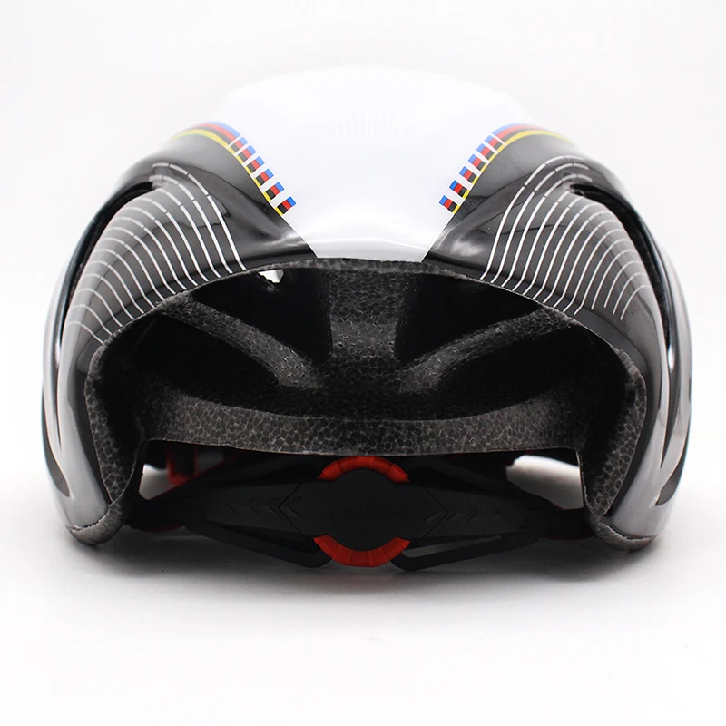 Casco de Ciclismo para triatlón, Protector aerodinámico para carreras de montaña, equipo de Ciclismo