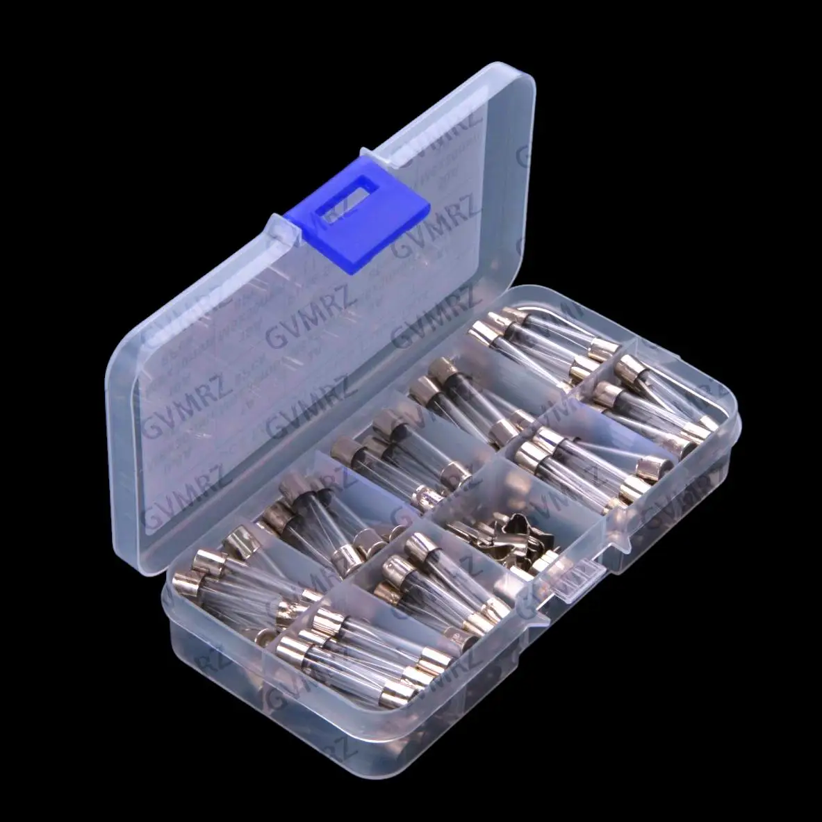 72pcs 6*30MM 0.5A 1A 2A 3A 5A Glass Fuse Tubes 250V Box 0.5A 1A 2A 3A 5A 10A 15A 20A 30A Component