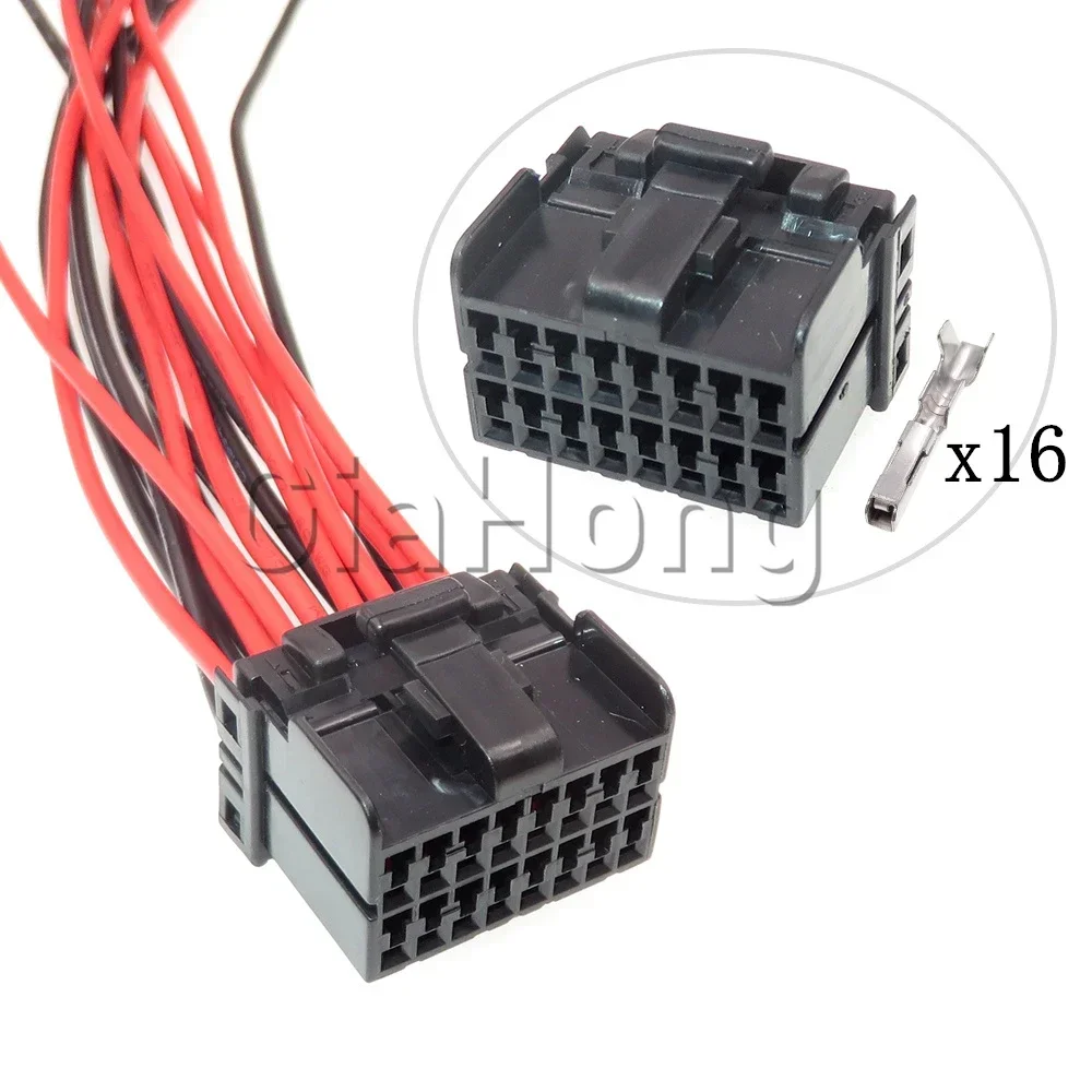 1 Set 16 Ways 174046-2 174053-2 174046-1 174975-2 AC Assembly Automobile Harness PCB Connector Car Unsealed Socket Auto Parts