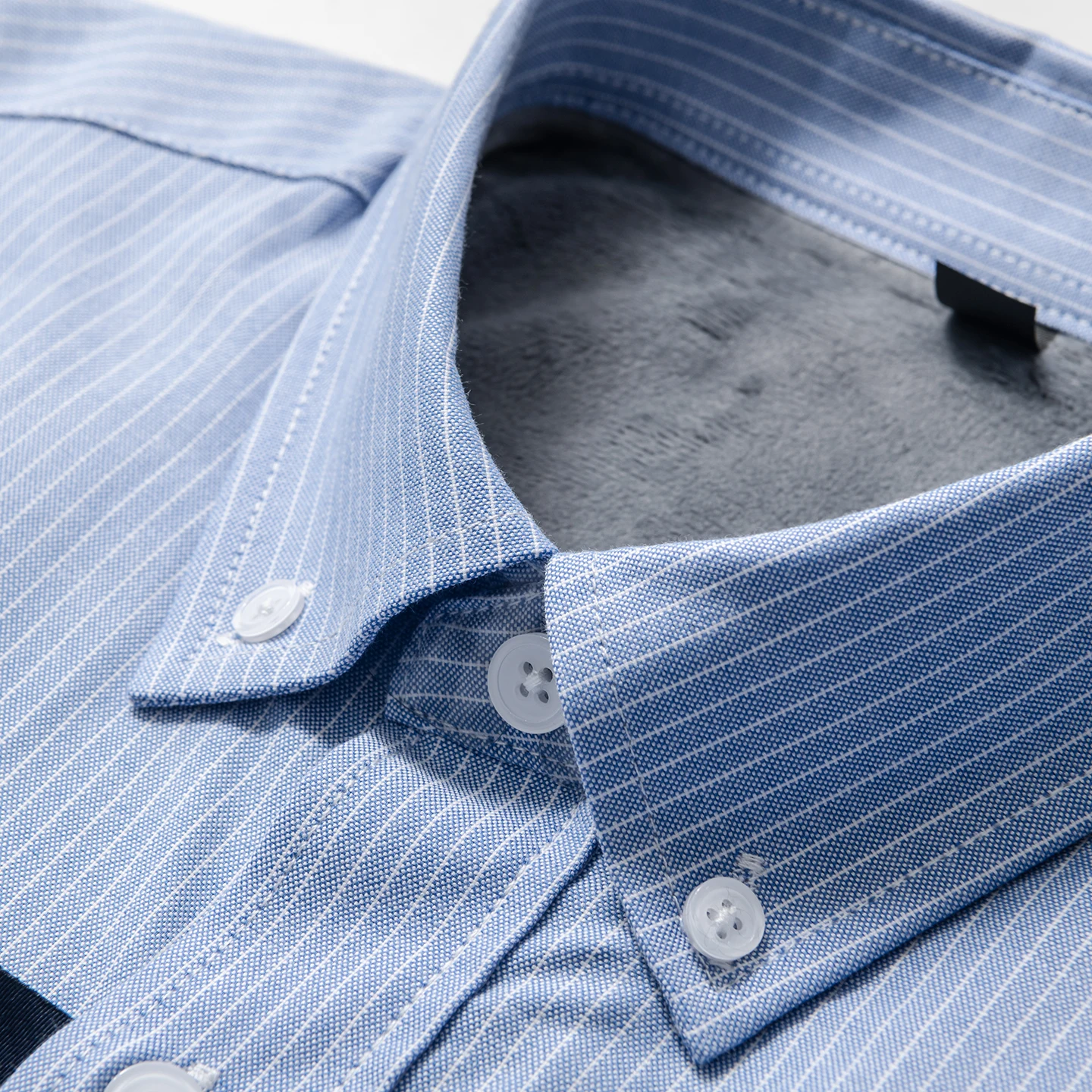 

Мужская теплая рубашка из 100% хлопка с флисовой подкладкой, деловая повседневная, в полоску, с длинным рукавом, осенне-зимняя, новый стиль