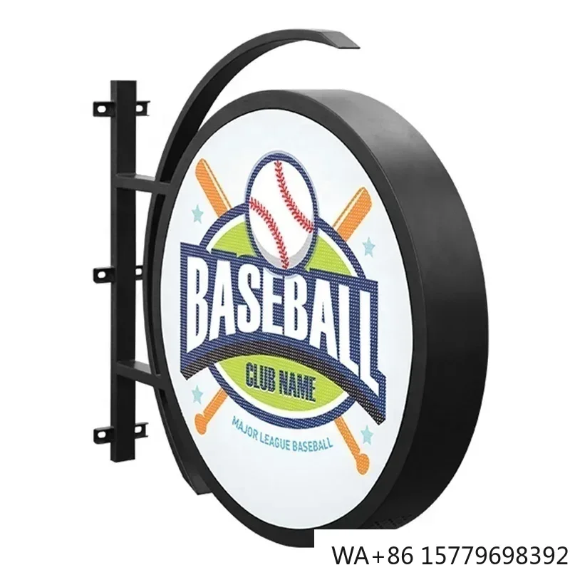 Outdoor P3 LED Round Screen Double Sided Full Color Display for Stage & Street Signs