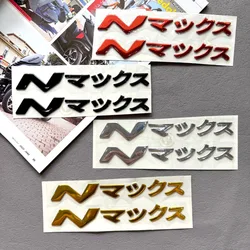 Motorcycle Tank Emblem Stickers 3D Japanese Decals N-MAX Logo Waterproof For Yamaha NMAX N MAX N-MAX 155 250 400 125 Acessorios