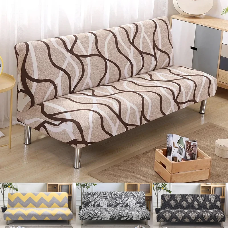 

1PC Sofa Bed Cover Without Armrest Folding Sofa Covers Furniture home Decoration Bench Cover pokrowiec na sofę чехол для дивана