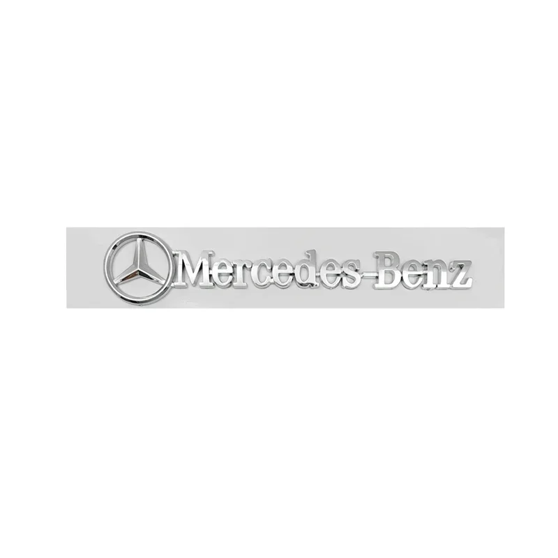 ABS Car Emblem Logo for Mercedes-Benz Badge Rear Trunk Sticker W203 W204 W205 W211 W212 W213 W176 GLA CLA CLK CLS hubcap view 6