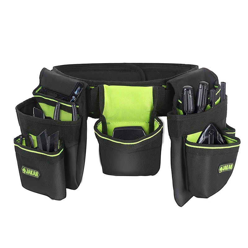Jakah Werkzeuggürtel, Werkzeug-Rig, langlebig, Premium-Werkzeuggürtel-Organizer, Werkzeugtasche mit verstellbarem Hüftgurt, Hammerhalter HL047 – Detail 21