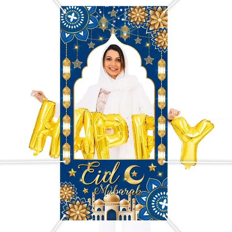 لافتة خلفية لخلفية عيد مبارك الإسلامية لخلفية رمضان كريم