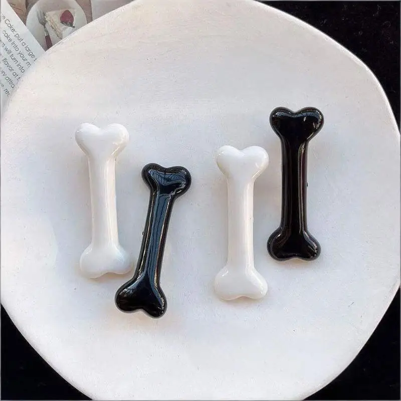 Knochen-Haarnadeln, Modische Niedliche Haarspangen für Frauen und Mädchen, Lebendige Hundeknochen-Haarklammern, Seitenhaarnadeln, Haaraccessoires – Detail 9