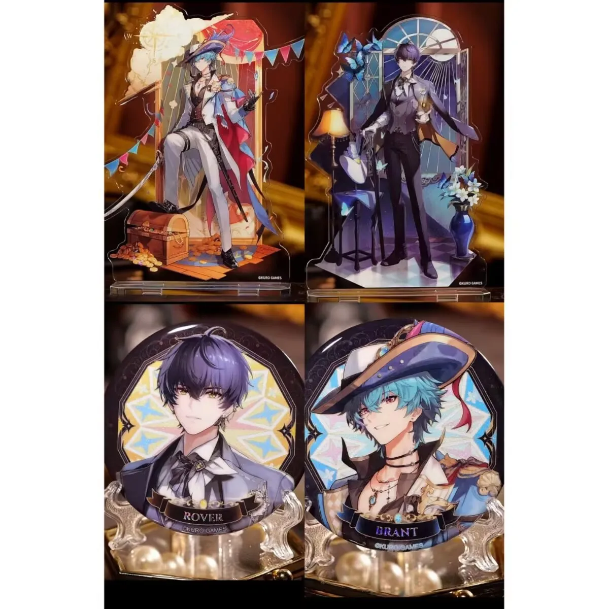 มิงช่าว ตัวตั้งอะคริลิคตกแต่งรูปแบบ "Brant Drifter" ของตกแต่งบาร์ ใช้เป็นของขวัญสำหรับเพื่อนและเพื่อนสนิท