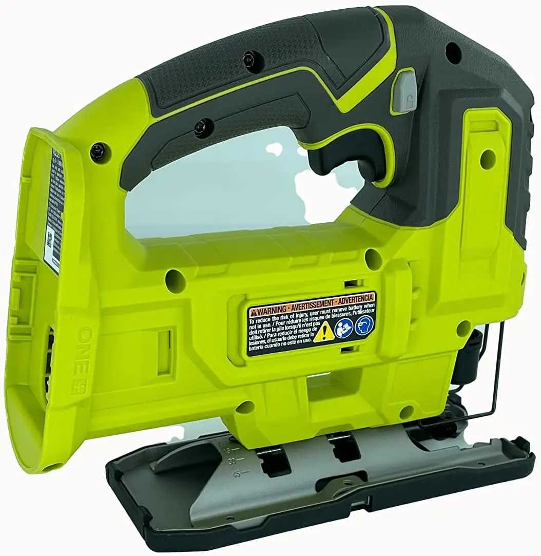 Imagem -02 - Serra de Gabarito sem Fio Ryobi One+ 18v Somente Ferramenta 18 Volt Pcl525b Verde