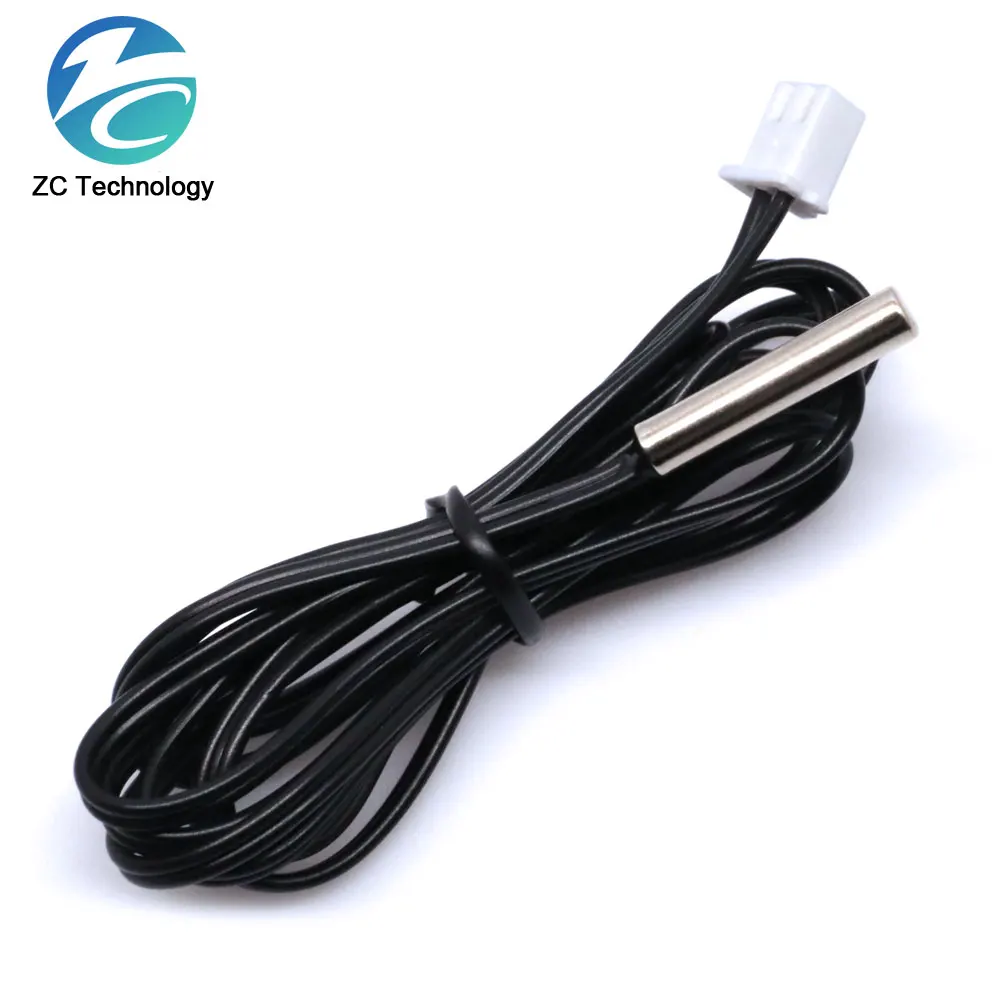 W1209 0.5m 1m Waterproof NTC Thermistor Accuracy Temperature Sensor 10K 1% 3950 Wire Cable Probe For Arduino W1401