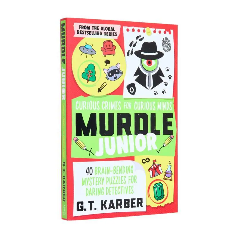 

Мурдл Юниорские любопытные злочи за любопыт 40 загадочных головоломок для изгибания мозга для смелых детективов GT Karber 9781805223757