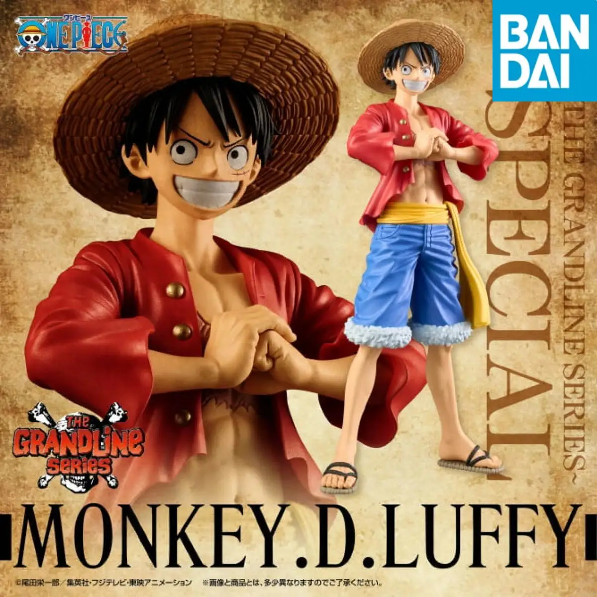 

Original In Stock Bandai One Piece DXF The Grandline Seriesspecial Monkey D. Luffy DXF Special Edition Banpresto Toy Figurines