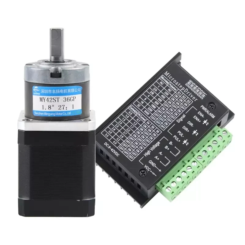 42BYG Nema17 محرك متدرج 5.2:1-721:1 علبة التروس الكوكبية آلة طحن باستخدام الحاسب الآلي عزم دوران عالي محرك تروس الطارد للطابعات ثلاثية الأبعاد/Aut #3