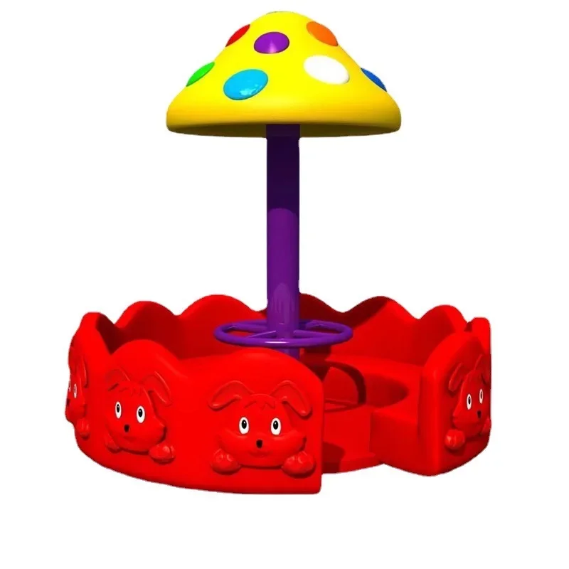

Kids Indoor Playground Equipment Indoor Soft Play Spin Carousel Ride Sale Soft Play Merry Go Round for Kids