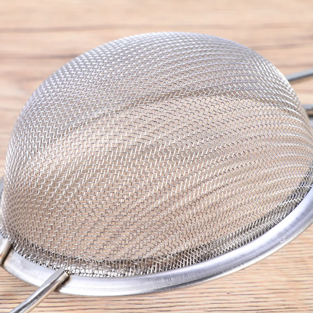 

3 pcs Stainless Steel Strainers 8Cm 10Cm 18Cm Dense Mesh Food Strainer Sieve Kitchen Mesh Strainers For Oil Residue Filtering