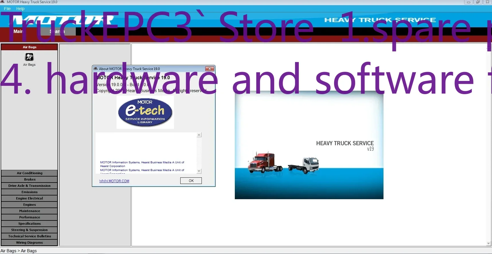 

TruckEPC3 Motor Heavy Truck Service v19+Keygen