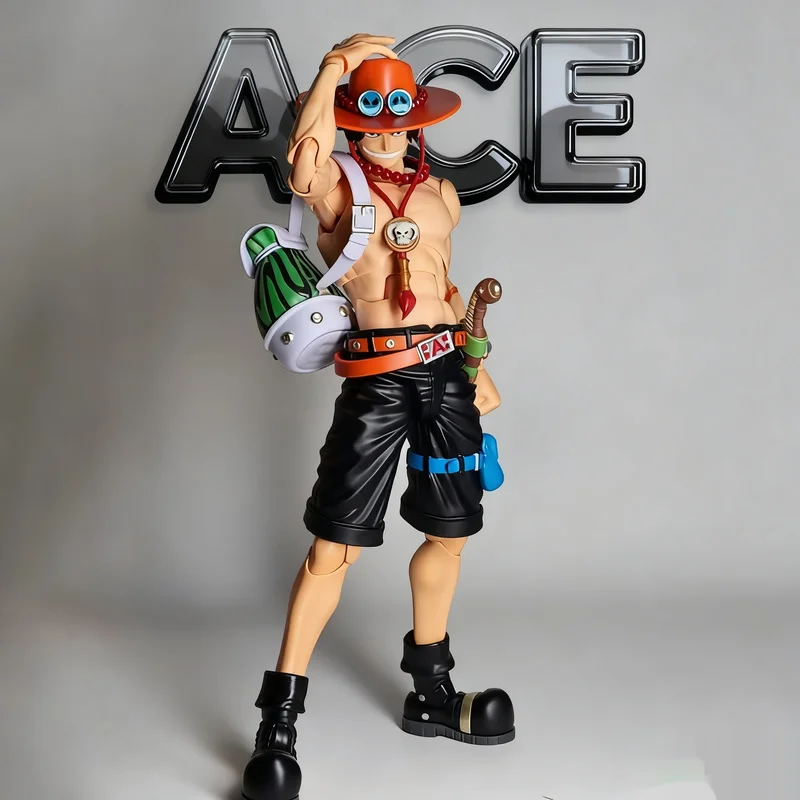 

18cm Anime Portgas D. Ace PVC Articulated Action Figure Collectible Desktop Ornament Assemble Model Trendy toy statue Doll Gift