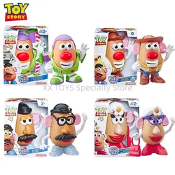 Original Disney Pixar Toy Story 4 Mr Potato Head Buzz Lightyear Woody Version Action Figure Collection Assembled Educational Toy